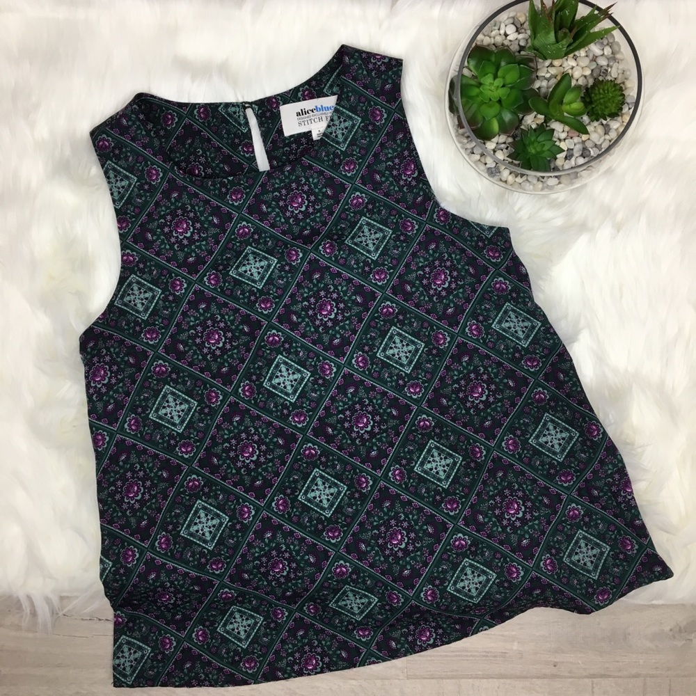 Alice Blue for Stitch Fix Sleeveless Blouse